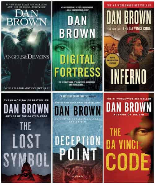 Dan Brown -  Collection de 8 Romans danbrowsdfgh 1